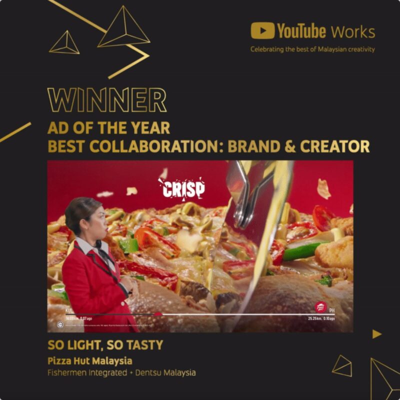 YouTube Ad of the year – Pizza Hut
